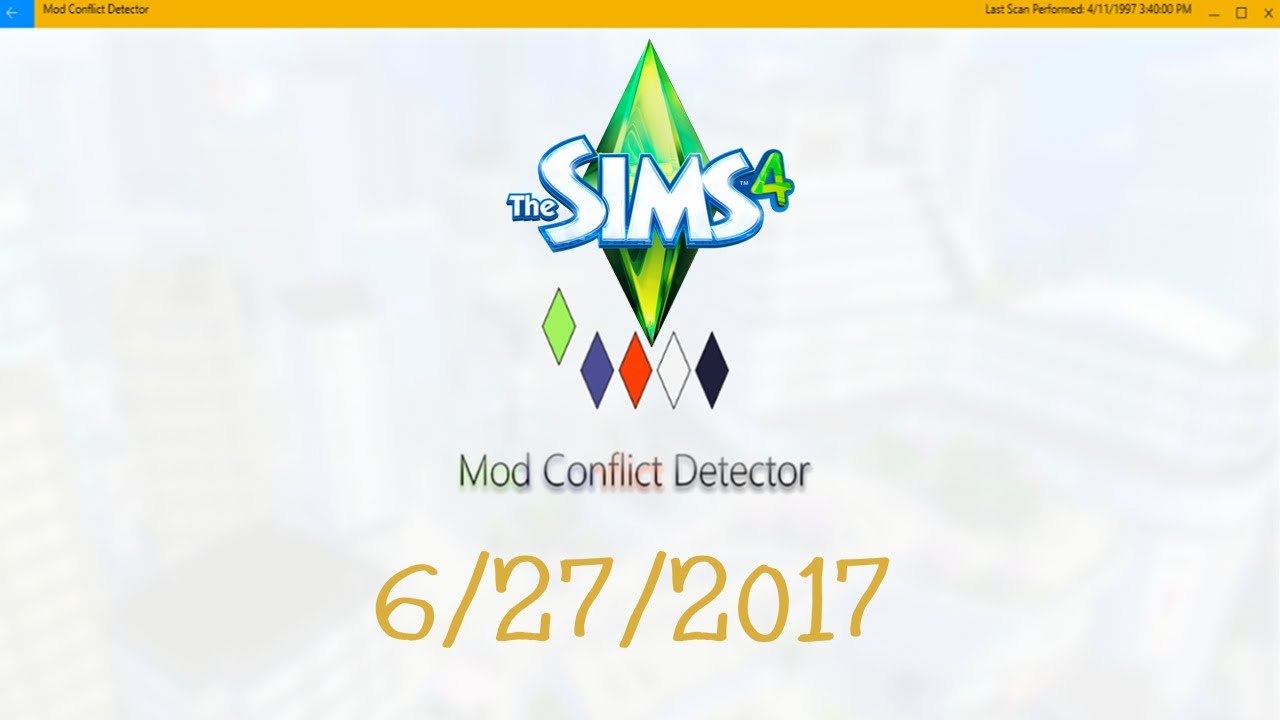 sims 4 mod conflict detector for mac